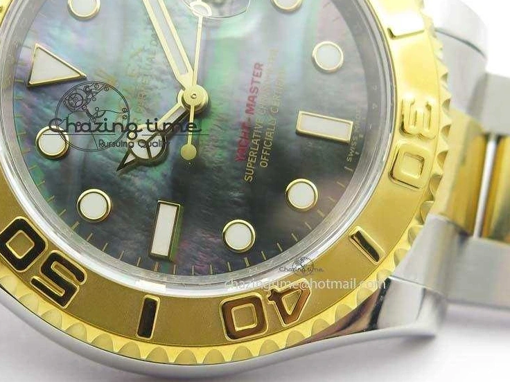 1227 MultiPurpose Yacht-Master 116622 JF Best Edition SS YG Gray MOP Dial On Bracelet A 3863